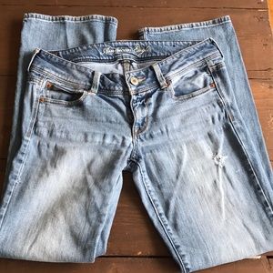 American Eagle slim bootcut jeans!